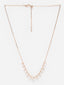 Gold-Plated Cubic Zirconia Studded Chain