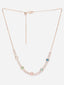 Gold-Plated Cubic Zirconia Studded Necklace