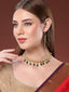 Gold-Plated Pearls Beaded Choker Jewellery Set