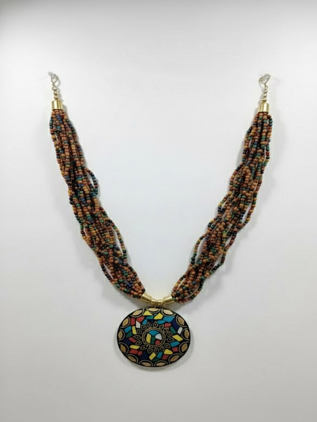 Gold-Plated Artificial Beaded Jewellery Set