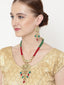 Gold-Plated Kundan Studded Handcrafted Jewellery Set