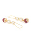 Gold-Toned & White Pearl Studded Beaded Handcrafted Jewellery Set