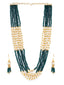 Gold-Plated Multilayer Beaded Jewellery Set