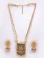 Antique Gold_Plated Beaded Temple Jewellery Set