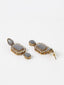 Gold-Plated Grey & White Kundan Studded & Beaded Vilandi Jewellery Set