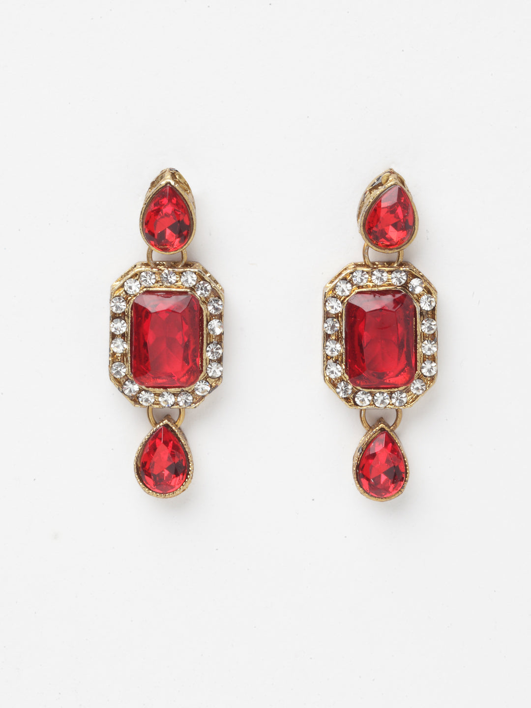 Gold-Plated Kundan-Studded Jewellery Set