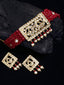 Gold-Plated Kundan-Studded & Artificial Beaded Jewellery Set