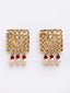 Gold-Plated Kundan-Studded & Artificial Beaded Jewellery Set