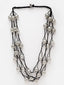 Silver-Toned German Silver Oxidised Necklace