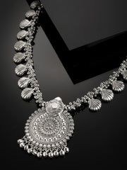 Silver-Plated German Silver Oxidised Necklace