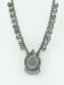 Silver-Plated German Silver Oxidised Necklace