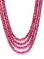 Pink Beaded Layered Necklace