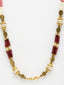 Gold-Plated Beaded Necklace