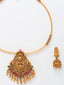 Gold-Plated Stone-Studded Jewellery Set