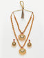 Set Of 6 Gold-Plated Stones Studded & Beaded Jewellery Set