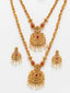 Set Of 6 Gold-Plated Stones Studded & Beaded Jewellery Set