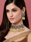 Gold-Plated Gold-Toned Beaded & Oxidezed Jewellery Set