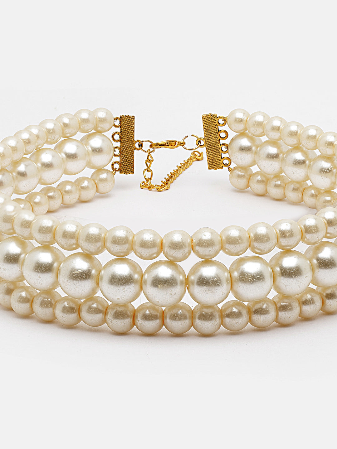 Gold-Plated Pearls Necklace
