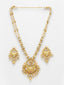 Gold-Plated & White Kundan Jewellery Set