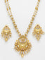 Gold-Plated & White Kundan Jewellery Set