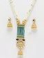 Gold-Plated Kundan-Studded & Pearl Beaded Jewellery Set