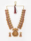 Women Gold-Plated Stone Studded & Beaded Jewellery Set