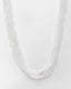 White Layered Necklace