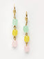 Women Gold-Plated Green & Yellow Pearl Beaded Jewellery Set