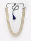 White & Gold-Toned Necklace