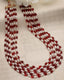 Red & White Handcrafted Necklace