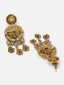 Gold-Plated Kundan-Studded Temple Choker Jewellery Set