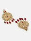 Gold Plated Kundan Stone Studded Choker Jewellery Set