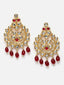 Gold Plated Kundan Stone Studded Choker Jewellery Set