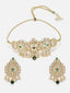 Gold Plated Kundan Stone Studded Choker Jewellery Set