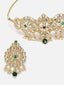 Gold Plated Kundan Stone Studded Choker Jewellery Set