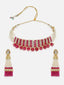 Gold-Plated Kundan & Stone-Studded Layered Jewellery Set