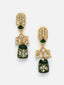 Gold-Plated Kundan-Studded Pearl & Beads Jewellery Set