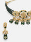 Gold-Plated Kundan-Studded Pearl & Beads Jewellery Set