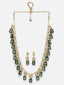 Gold-Plated Necklace and Earrings