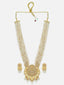 Gold-Plated Necklace and Earrings