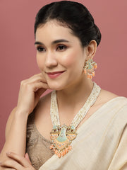 Gold-Plated Necklace and Earrings