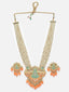 Gold-Plated Necklace and Earrings