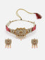 Gold-Plated Artificial Beaded Jewellery Set