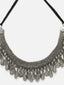 Silver-Plated Oxidised Necklace