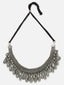 Silver-Plated Oxidised Necklace