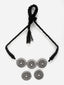 Silver Plated Artificial Beads Jewellery Set