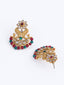 PANASH- Gold-Plated Kundan Studded & Pearl Beaded Jewellery Set