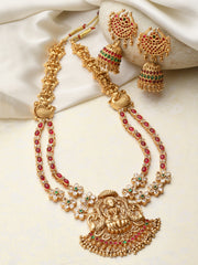 Gold-Plated Kundan-Studded Jewellery Set