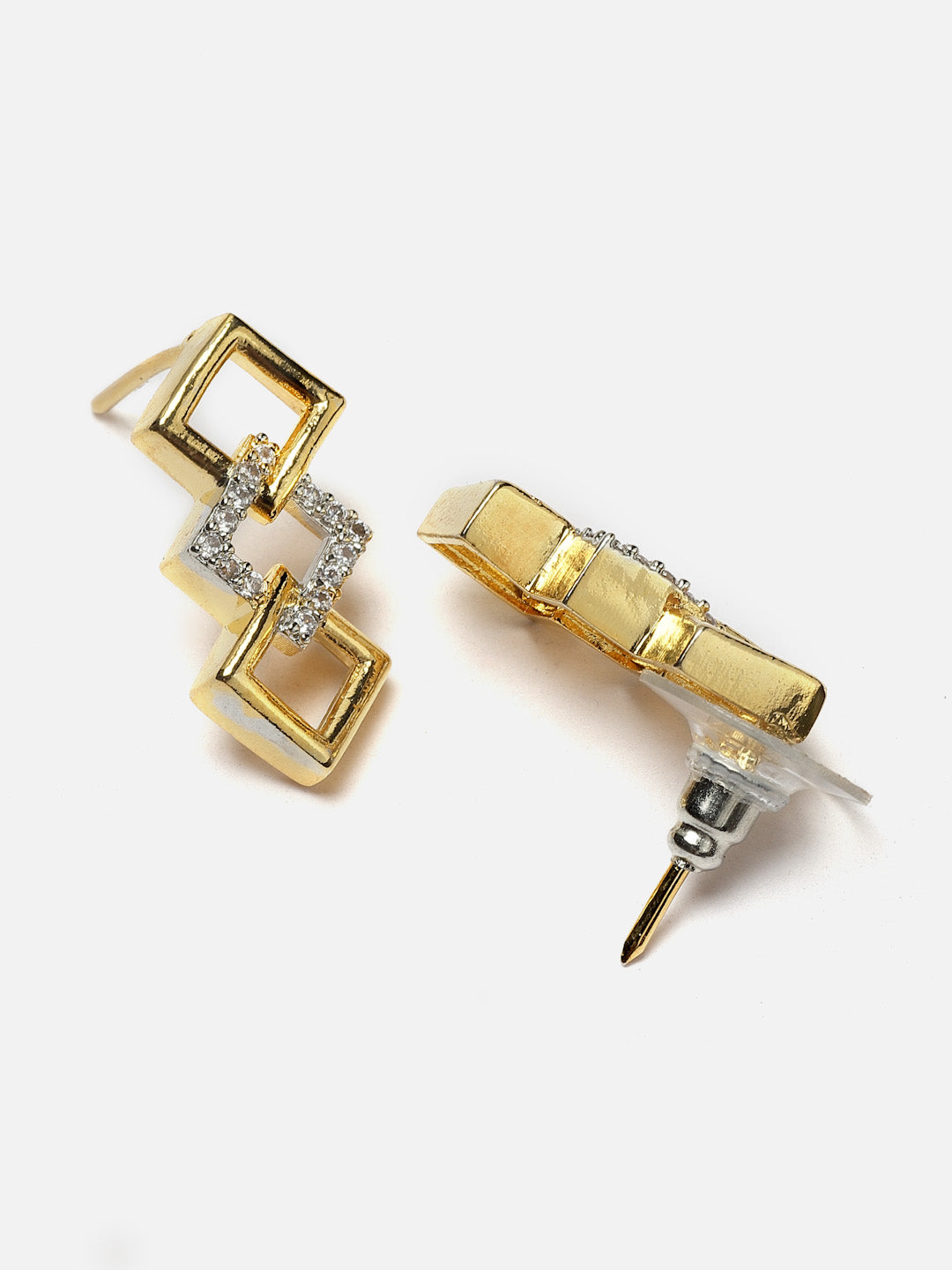 Gold-Plated Stones Studded Jewellery Set