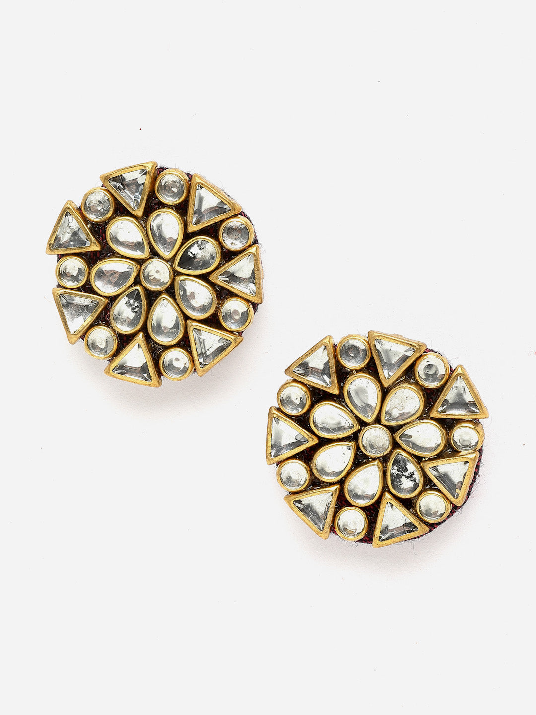 Gold-Plated Stone-Studded Jewellery Sets